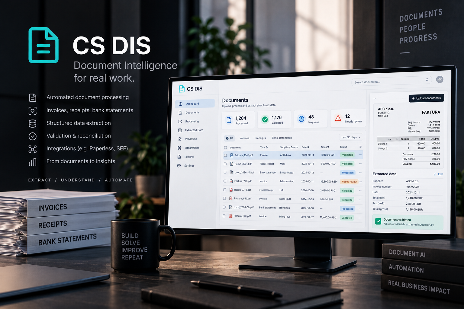 CS-DIS document intelligence interface